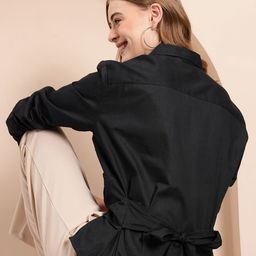 Mast & Harbour Cotton Wrap Style Top-image-5