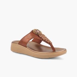 MEDIFEET Women Embellished Midsole Arch Support Flats-image-88
