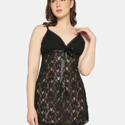 Da Intimo Black Lace Babydoll-picture-12