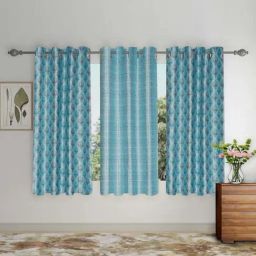 Hosta Homes Multicolor Polyester Window Curtains-46