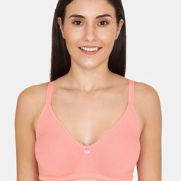 Zivame Women Pink Solid Non-Padded Wireless Everyday Bra RO00ROAP01A-picture-55
