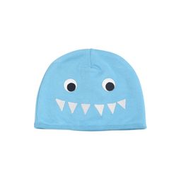 MINI KLUB Boys Blue Solid Beanie-image-12