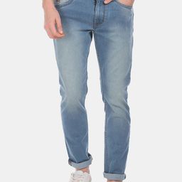 U.S. Polo Assn. Denim Co. Men Blue Slim Fit Mid-Rise Clean Look Jeans-picture-38