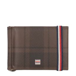 Tommy Hilfiger Weimer Brown Casual Leather Money Clip Wallet for Men-image-127