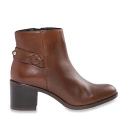Geox Women's D New Asheel Brown Leather Casual Booties-image-106