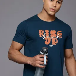 HRX by Hrithik Roshan Typography Printed Lifestyle T-shirt-picture-22