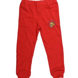 Wear Your Mind Kids Red Solid Straight Fit Joggers-picture-6