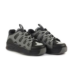 FAUSTO Men Colourblocked PU Sneakers-image-92