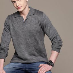 Roadster Men Acrylic Pullover-image-125