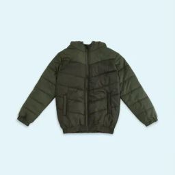 Pantaloons Junior Olive Quilted Full Sleeves Jacket-image-43
