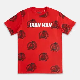 Pantaloons Junior Red Printed T-Shirt-image-98