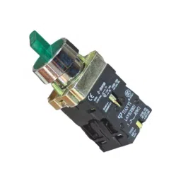 JIGO 2 Position Illuminated Selector Switch Green Color and N/O+N/C Contact Type, JG-BK2365 (Pack of 25)-26