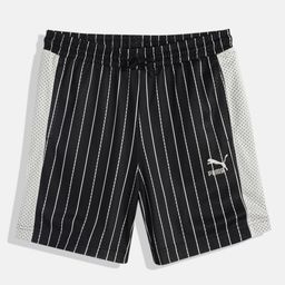 Puma Boys Relaxed Fit For the Fanbase Basketball Shorts-image-4