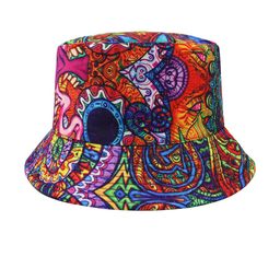 JENNA Unisex Printed Reversible Bucket Hat-27