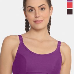 POOJA RAGENEE Pack Of 3 Full Coverage All Day Comfort Anti Odour Workout Bra-picture-46