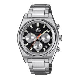 CASIO Men Dial & Stainless Steel Cuff Straps Analogue Chronograph Watch ED633-98