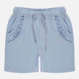 Kiddopanti Kids Light Blue Solid Shorts-image-46