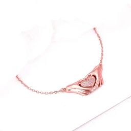GIVA Love is EveryWhere 92.5 Sterling Silver Cuffed In Love Bracelet for Women & Girls-image-49