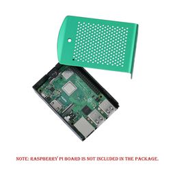 Raspberry Pi 3 Aluminum Case Metal Shell Enclosure Support Raspberry Pi 3 Model B and B Plus (Green) - RS1718Raspberry Pi 3 Aluminum Case Metal Shell Enclosure Support Raspberry Pi 3 Model B and B Plus (Green) - RS1718 image 3