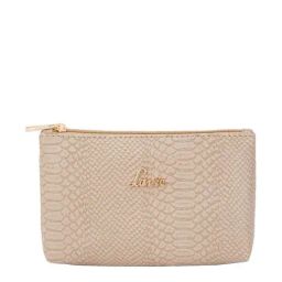 Lavie Croc Beige Textured Pouch-image-30