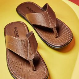 Duke Men's Tan Thong Sandals-picture-36