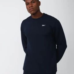 Reebok Navy Regular Fit Sweatshirt-image-125