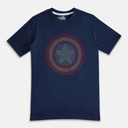 Pantaloons Junior Navy Printed T-Shirt-image-94