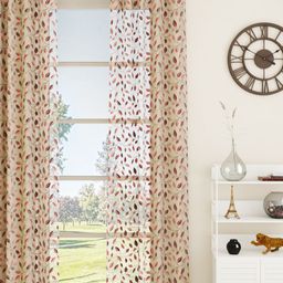 GM White & Maroon Single Door Curtain-image-55