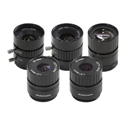 Arducam CS-Mount Lens Kit for Raspberry Pi HQ Camera (Type 1/2.3), Telephoto, Wide Angle, Pack of 5 image 1