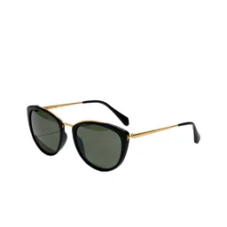 Vintage Women Oval Sunglasses with UV Protected Lens-24