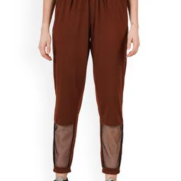 Fashionable Women Cotton Mid-Rise Regular Fit Track Pants-picture-46