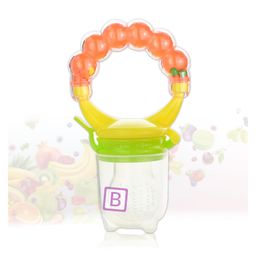 Bembika Baby Food Nibbler Ring Design Baby Pacifier Medium - Orange-24