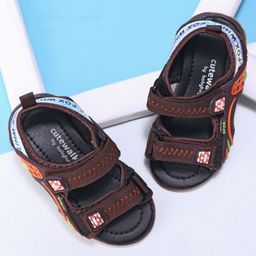Cute Walk by Babyhug Casual Sandals With Velcro Closure - Coffee-picture-29
