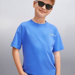GRIMELANGE Girls Graphic Printed Round Neck Pure Cotton T-shirt-image-76
