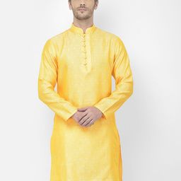 SG LEMAN Men Paisley Mirror Work Jacquard Kurta-picture-58