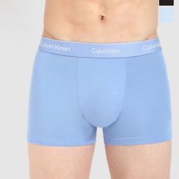 Calvin Klein Underwear Pack Of 3 Mid-Rise Short Trunk NB4286400-BLK GLR BLU BEL-35