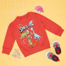 Pantaloons Baby Boys Graphic Printed Round Neck Cotton Pullover Sweatshirt-picture-26