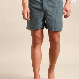Joven Pack of 2 Checked Pure Cotton Boxers JB2C017-image-38