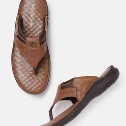 Woodland Men Leather Comfort Sandals-43