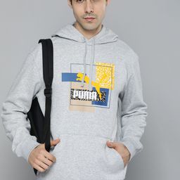 Puma Printed Brand Love Hooded Regular Fit Sweatshirt-image-82