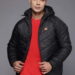 HRX by Hrithik Roshan Rapid-Dry Hooded Training Padded Jacket-12
