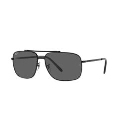 Ray-Ban Grey Square Unisex Sunglasses-image-71