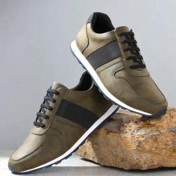 San Frissco Men's Olive Casual Sneakers-image-36