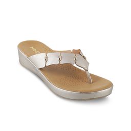 Mochi Women Silver Coloured Solid Sandals-37