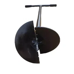 MAX AGRO 203.2 mm (8 Inch) Round Post Hole Blade Digger for Soil, Planter Bit for Planting Trees-25