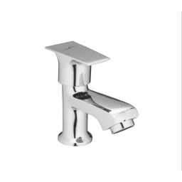 Jabra Pillar Cock Bright Series Brass Chrome Finish Deck Mount Silver-image-77
