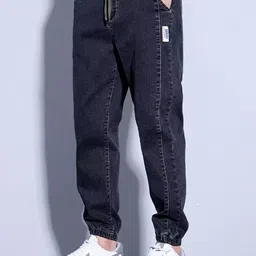 StyleCast x Revolte Men Relaxed Fit Light Fade Jeans-image-78