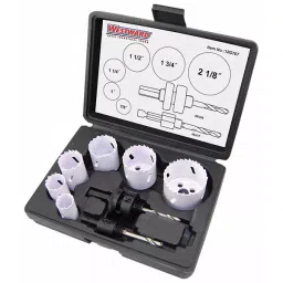 Westward Hole Saw Kit Bi-Metal 7/8 to 2-1/8 inch, 12G707 (Pack of 8 Pcs)-image-83