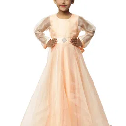 Wow Princess Baby Girls Solid Fit & Flare Party Dresses-image-31