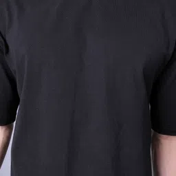 Lazy Lush Men Extended Sleeves Monochrome T-shirt image 5